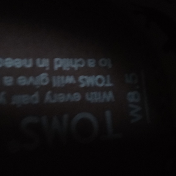 TOMS Womens Alpargata Red Canvas Slip On Flat Shoes Size 8.5 US NEW - Picture 6 of 8